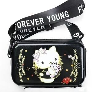Black Hello Kitty Crossbody Bag